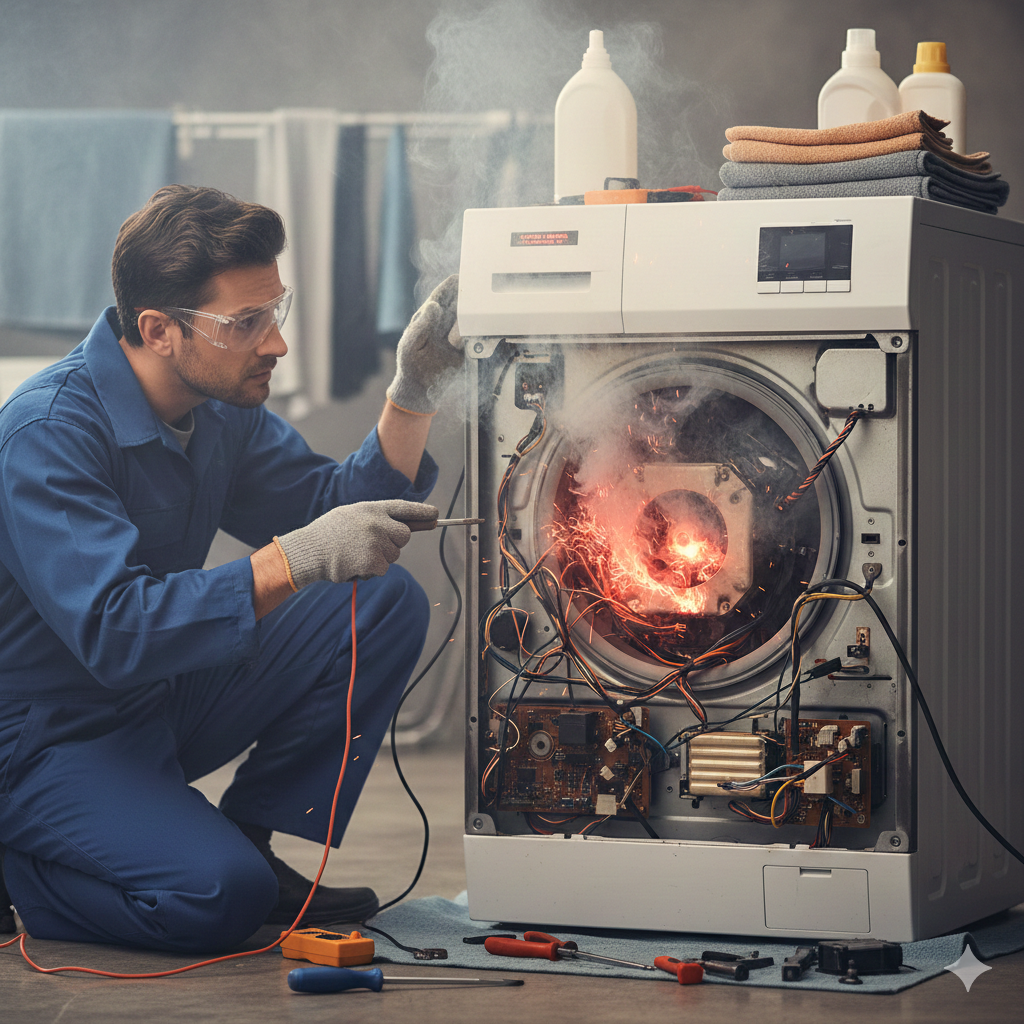 Washing Machine Overheating – Professional Repair Dubai